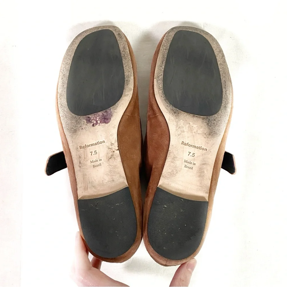 Reformation Bethany Ballet Flats Suede - Picture 6 of 7